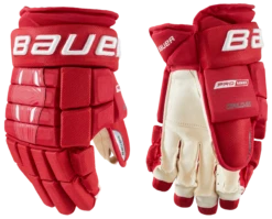 Bauer Pro Series Senior Hockey Gloves -Hockey Boutique 1058642 RED