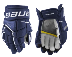Bauer Supreme Ultrasonic Junior Hockey Gloves -Hockey Boutique 1058650 NAV