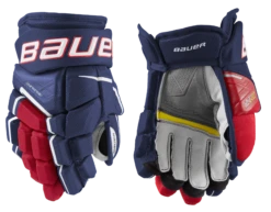 Bauer Supreme Ultrasonic Junior Hockey Gloves -Hockey Boutique 1058650 NVR