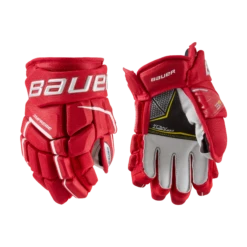 Bauer Supreme 3S Junior Hockey Gloves -Hockey Boutique 1058652 RED 1