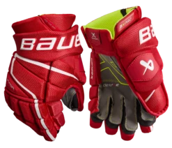 Bauer Vapor 3X Pro Junior Hockey Gloves -Hockey Boutique 3XPRO JR PALM RED1