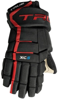 True Hockey True XC5 2020 Senior Hockey Gloves -Hockey Boutique B2RAssets 770x1206 red