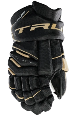 True Hockey True Catalyst 7X Senior Hockey Gloves 25 True Hockey True Catalyst 7X Senior Hockey Gloves -Hockey Boutique CT7xGlove Black Gold