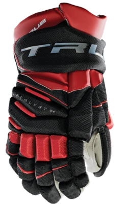 True Hockey True Catalyst 9X Junior Hockey Gloves -Hockey Boutique CT9xGlove Black Red 1