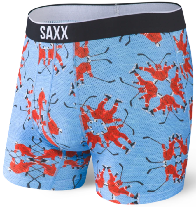 SAXX Volt Boxer Brief Snow Shower 3 SAXX Volt Boxer Brief Snow Shower