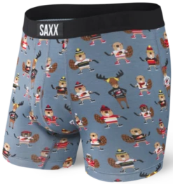 SAXX Vibe Boxer Brief Grey Puck Yeah