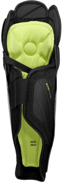 Warrior Alpha LX 30 Junior Shin Guards -Hockey Boutique lx30sgsr1bk war 02 i 1