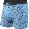 SAXX Ultra Boxer Fly Blue Action Shot 2 SAXX Ultra Boxer Fly Blue Action Shot -Hockey Boutique saxx ultra boxer fly blue action shot