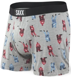SAXX Vibe Boxer Brief Grey Table Hockey