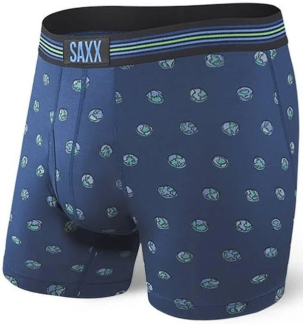 SAXX Ultra Boxer Brief Blue Earth Day Globe 3 SAXX Ultra Boxer Brief Blue Earth Day Globe