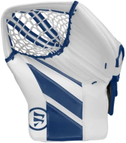 Warrior Ritual GT2 Senior Goalie Catcher -Hockey Boutique warrior ritual gt2 senior goalie catcher white blue